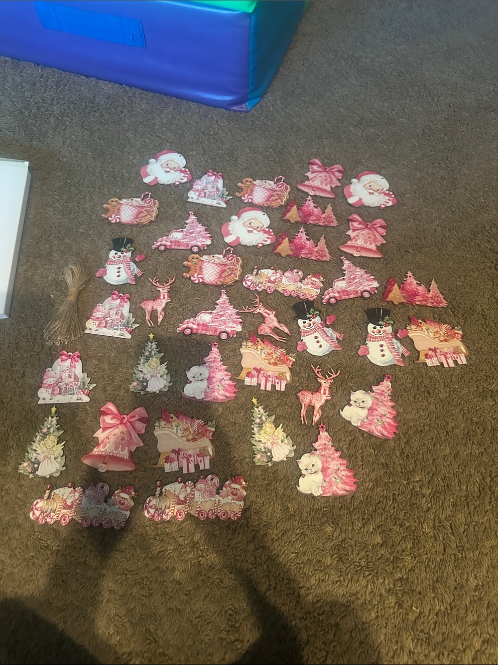 Pink Christmas ornaments